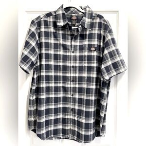 DICKIES men's button up short sleeve shirt size XL